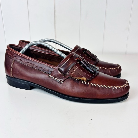 G.H. Bass & Co. Other - GH Bass Michael Kiltie Tassel WEEJUNS Loafer Mens 11.5 D Brown Preppy Business
